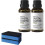 (2pcs) Plastic Parts Crystal Coating, Easy To Use Car Refresher, Great Gloss Protection 2