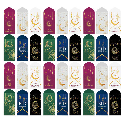 36Stk Eid Mubarak Geldumschläge Für Karten Und Bargeld