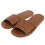 1pair Simple Flat Bottom Sandal Black Home Slipper Safety Grip 1