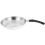 1Pc Silver Rounded Non-Stick Frying Pan Stainless Steel 1