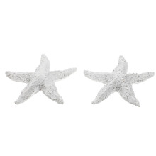 2Pcs White Resin Marine Animals Decoration for Aquarium and Fish Tank