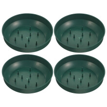 4Pcs Green Plastic Floral Mud Holder for Wedding Flower Arrangements