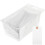 100 Pcs Clothing Display Tags 吊牌纸牌 12.10x6.00x0.10cm White 1