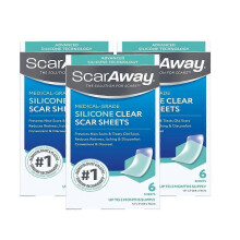(3 box) 1-5X Scar Away Silicone Scar Sticker, Suitable for Scars