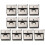50Pcs Stainless Steel Wire Rope Clips Solar Panel Cable Clamps Silver 1