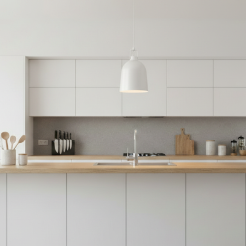 Endon Lazenby Aged Pewter Matt White Pendant