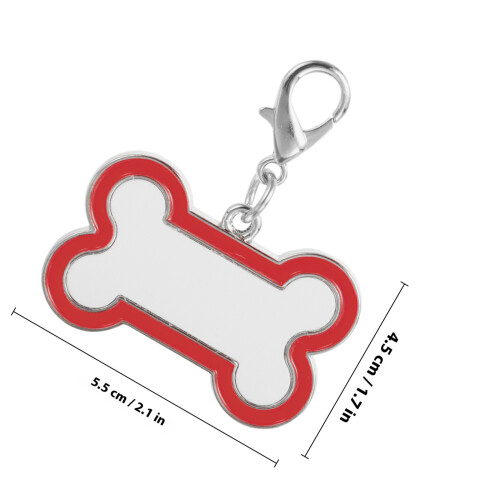 2Pcs Metal Dog Id Tags Blanks for Custom Pet Name Tags 1