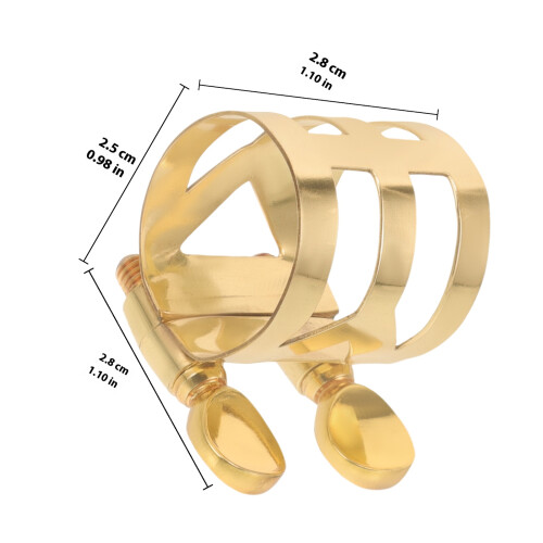 Professional Mouthpiece Replacement Saxophone Clip Copper 1pcs 1