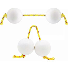 (White 2pcs) African Shaker Hand Shaker Balls Rhythm Ball Music Egg Shaker for Musical