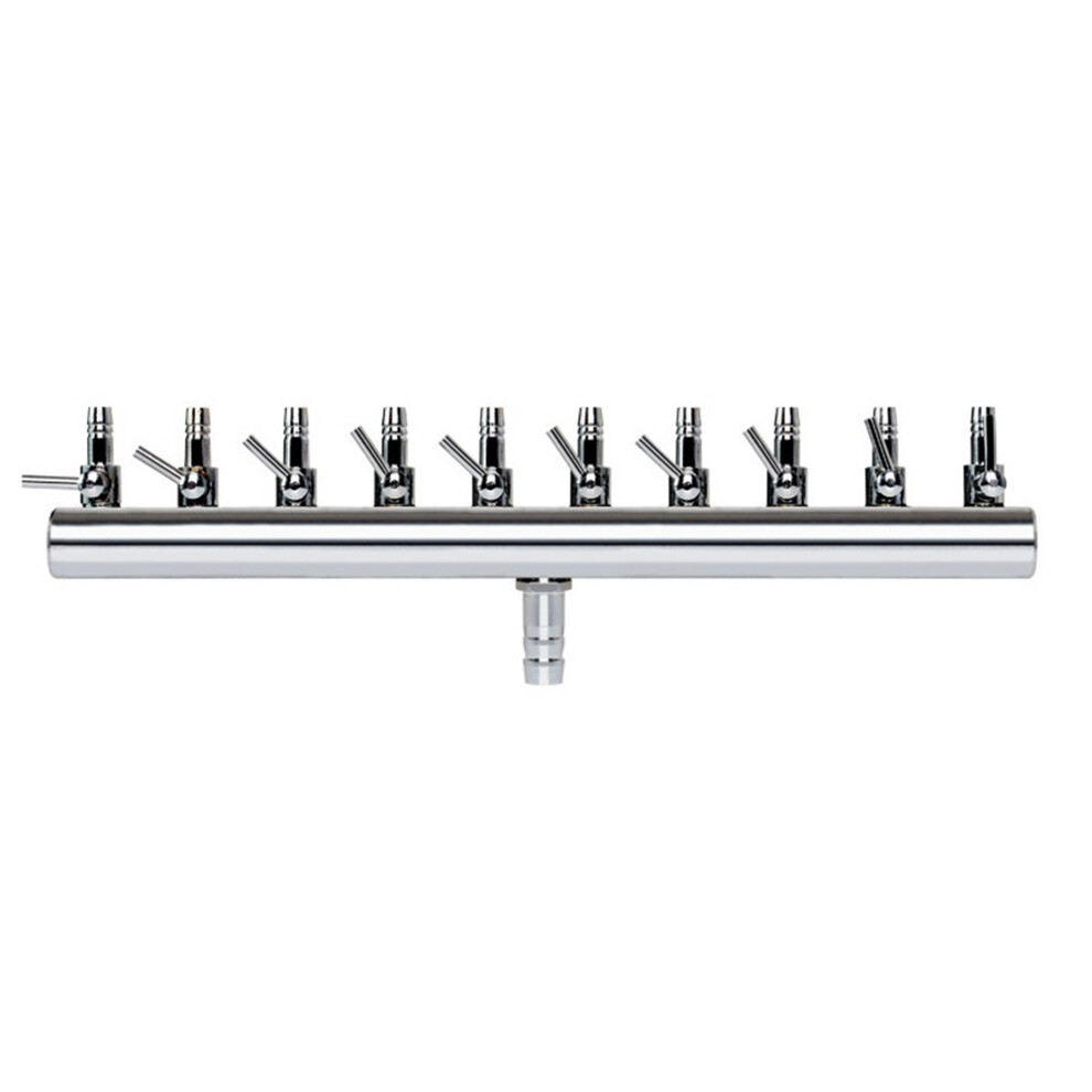 10Way Air Splitter Valve Aquarium Fish Tank Air Pump Flow Splitter Distributor Pump Valve Tap Lever Control Valve 6033526574766