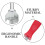 Auto Repair Tools Brake Spring Compressor Tool Red 1pack 4