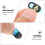 2Pcs Ultra-Thin Black Camera Covers ABS Material Privacy Protectors 5