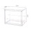 Clear Acrylic Display Case 3 Tier Display Shelf, Stackable Protection Showcase with Magnetic Door for Action Figures 6