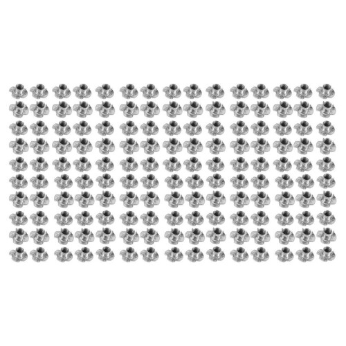 150 Pezzi M8 in Metallo Captive T Nuts Tee Blind Dadi Metrici