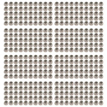 400Pcs M2 Zinc Plated Self-Locking Nylon Insert Hex Lock Nuts