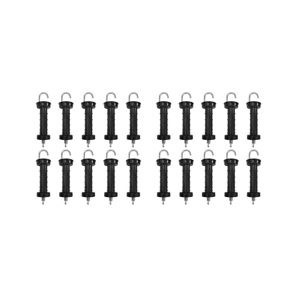20 Pcs Gate Handle For Electric Fence, Insulated Spring Tension, Replacement Accessories For Fencing, For Pasture Gates 6032578918177