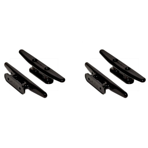 Pacote de 4 Presilhas de  de Nylon Preto de 6 Polegadas - Presilha de Corda, Caiaque, Presilhas de Doca de  - Perfeitas para DecoraçãO