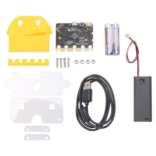 BBC Microbit Go Start Kit Micro:Bit BBC Programmable Learning Development Board with Protective Case for DIY Projects