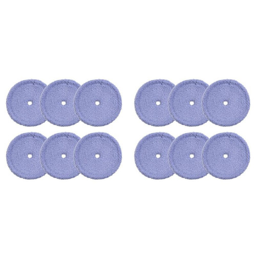 12X Washable Microfiber Mop Pads for EVERYBOT  RS700 RS500 Robot Replacement Accessories