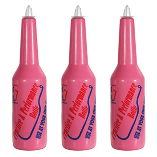 3X Flair Bartender Bartending Practice Bar Pub Bottle Wine Cocktail Shaker -