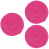Bande Élastique Chaussures Rose Materiau Durable Crochet DIY 5