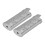 Grey Zinc Alloy Lighter Case 2 Pack Storage Container for Camping and Hiking 16