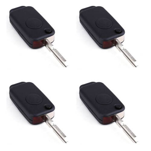 4X Foldable Shell 1 Button for Remote Key   FLIP KEY A, C, E, S, SLK, CLK CLASS