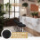 Black PU Round Bar Stool Replacement Seat Cushion for Home Use 4