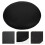 Black PU Round Bar Stool Replacement Seat Cushion for Home Use 6