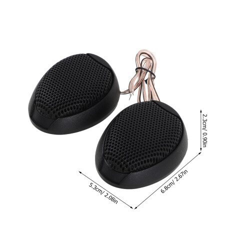 Audio Dome Tweeter Car Accessories Black 1 Pair 1