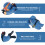 Blue Simulation Diver Model PVC Fish Tank Decoration Accessory 4