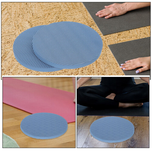 2Pièces Coussin De Yoga Multifonction Pour Genoux Coudes 2