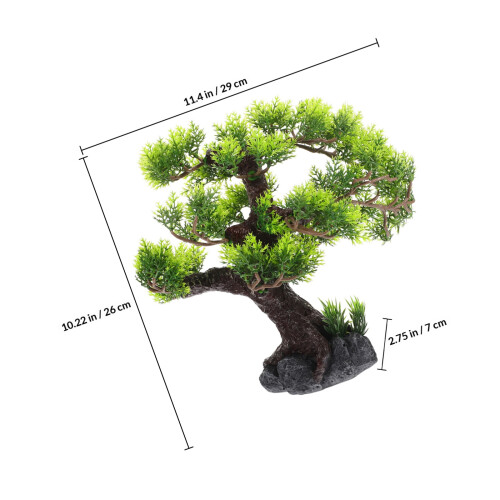 Resin Aquarium Tree Decor For Fish Tank 1set 1