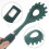 Kitchen Silicone Spaghetti Spoon Ergonomic Green Pasta Server 3