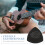 3Pcs Black Ukulele Picks Durable Guitar Plectrums for Home Use 5