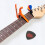 3Pcs Black Ukulele Picks Durable Guitar Plectrums for Home Use 6
