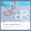 3Pcs White Silicone Bangle Mold DIY Bracelet Casting Mold Easy to Use 3