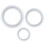 3Pcs White Silicone Bangle Mold DIY Bracelet Casting Mold Easy to Use 6
