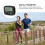 Raindrops Pedometer Lcd Display Black Electronic Calorie Tracker 1set 4