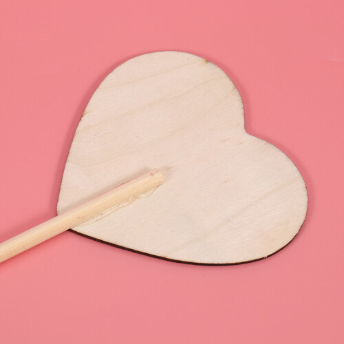 10 mini lavagne a cuore in legno con per e ricevimenti 2