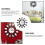 1Pc Lemon 3D Wall Clock Silver Plastic Mirror Sticker Mute Home Decor 6