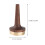 1Pc Solid Wood Ring Holder Jewelry Storage Shelf Durable Walnut Brass 2