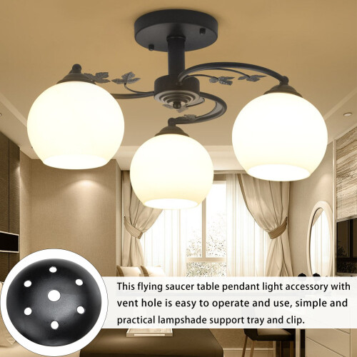 4pcs ceiling cover plate for pendant lamp chassis, desk light 2