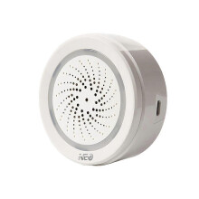 Tuya Smart Life WiFi USB 90DB Siren Alarm Detector Wireless Sound Light Alert Door Sensor  with Temperature Humidity Sensor
