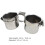 Silver Parrot Feeder Container Stainless Steel Bird Cage Accessory 2