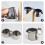Silver Parrot Feeder Container Stainless Steel Bird Cage Accessory 4