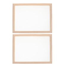 2Stk Holzrahmen Set Für Papierherstellung Mit Mesh Beige