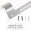 Heavy Duty Hanger Wall Mount Hook Wall-Mounted Ironing Board Double 4