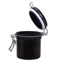 1Pc Eyelash Extension Storage Box Black Fiber Activated Carbon Jar