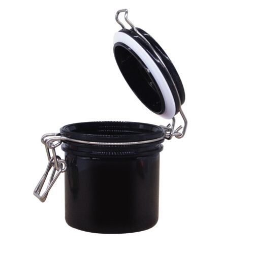 1Pc Eyelash Extension Storage Box Black Fiber Activated Carbon Jar